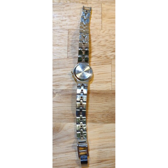 Ladies Watch-It Silver Tone Link Bracelet Analog Watch MLN3038 7" New Battery - Picture 3 of 14